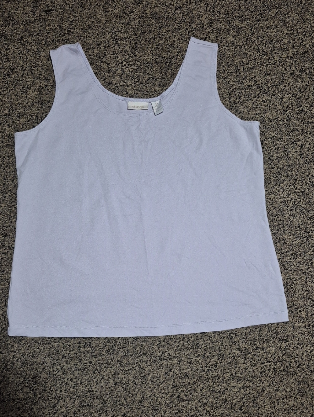 Chico's Light Lavender Scoop Tank Top